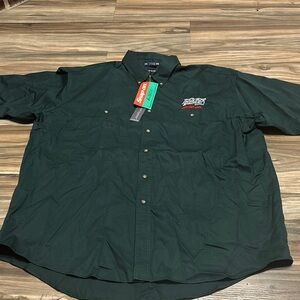 Vintage Feel The Thunder Snap-On 2003 Button Down Shop Shirt New